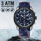 MEGIR Fashion Men's Sport Watches Silicone Strap Military Quartz Wristwatch Clock Waterproof Male Chronograph Montre Homme 2055
