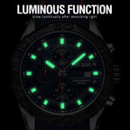 MEGIR Fashion Men's Sport Watches Silicone Strap Military Quartz Wristwatch Clock Waterproof Male Chronograph Montre Homme 2055