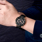 MEGIR Luxury Sport Watches for Men Waterproof Quartz Wrist Watch Chronograph Leather Military Wristwatch Clock Reloj Hombre 2070