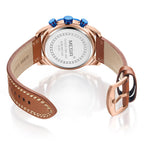 MEGIR Sport Watch for Men Leather Strap Quartz Military Wristwatch with Chronograph Waterproof Calendar Clock Reloj Hombre 2082