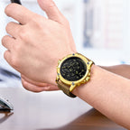 MEGIR Luxury Business Watches for Men Leather Strap Casual Sports Wristwatch Chronograph Waterproof Male Clock Reloj Hombre 2093