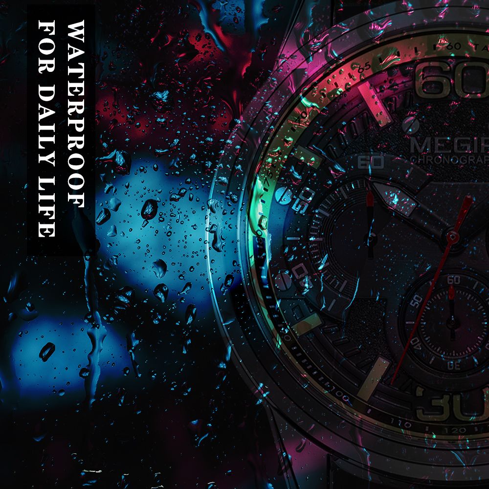 MEGIR Men Watches Fashion Brand Sport Quartz Chronograph Clock Waterproof Man Business Wristwatch 24-hour Relogio Masculino 2110