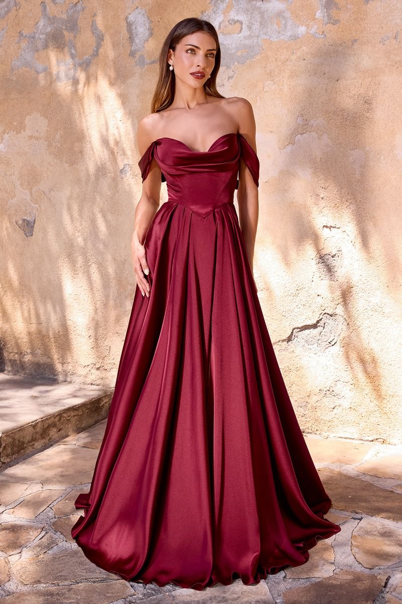 Strapless A-Line Dress With Sweetheart Neckline-1