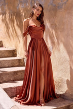 Strapless A-Line Dress With Sweetheart Neckline-8