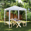 NNEVL Party Tent 2x2 m White-0