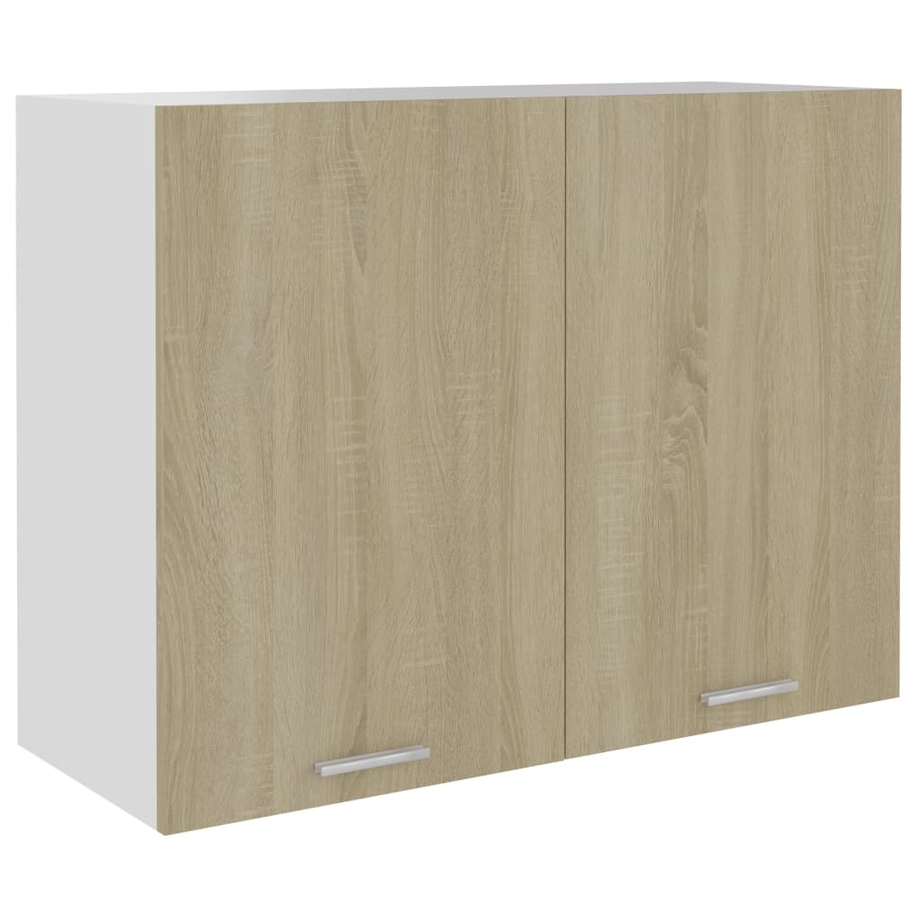 NNEVL Hanging Cabinet Sonoma Oak 80x31x60 cm Chipboard