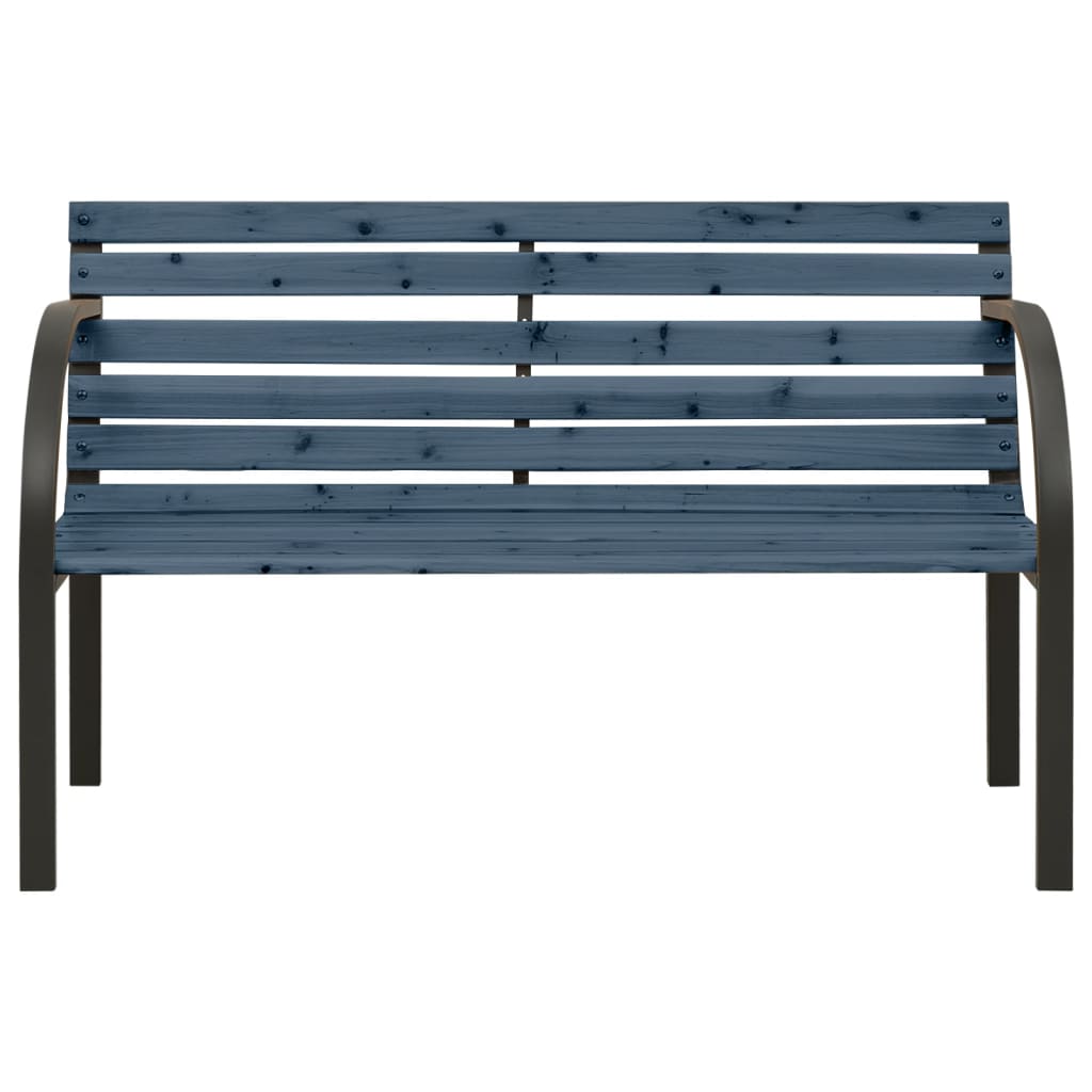 NNEVL Children Garden Bench 81 cm Solid Wood Chinese Fir Grey