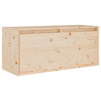 NNEVL Wall Cabinet 80x30x35 cm Solid Wood Pine-1