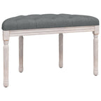 NNEVL Bench Dark Grey 81.5x41x49 cm Fabric-4