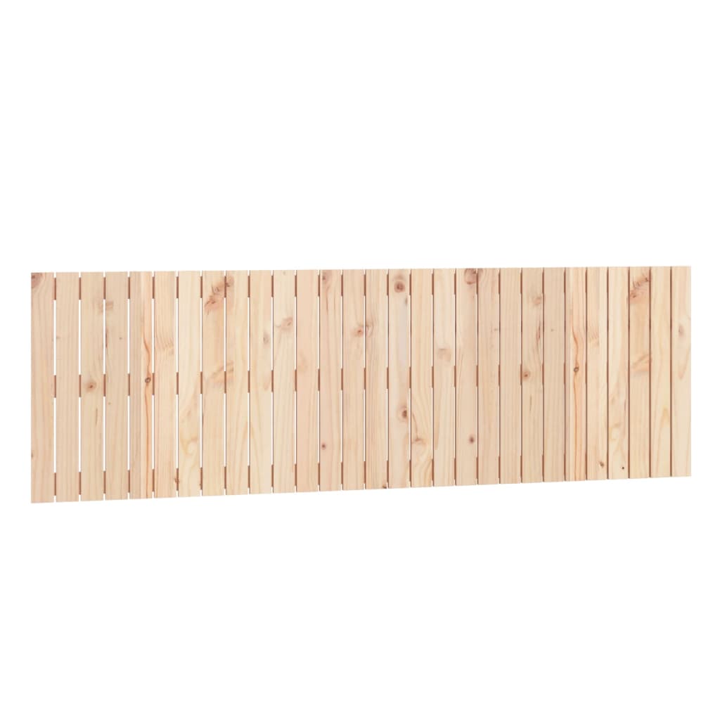 NNEVL Wall Headboard 185x3x60 cm Solid Wood Pine-1
