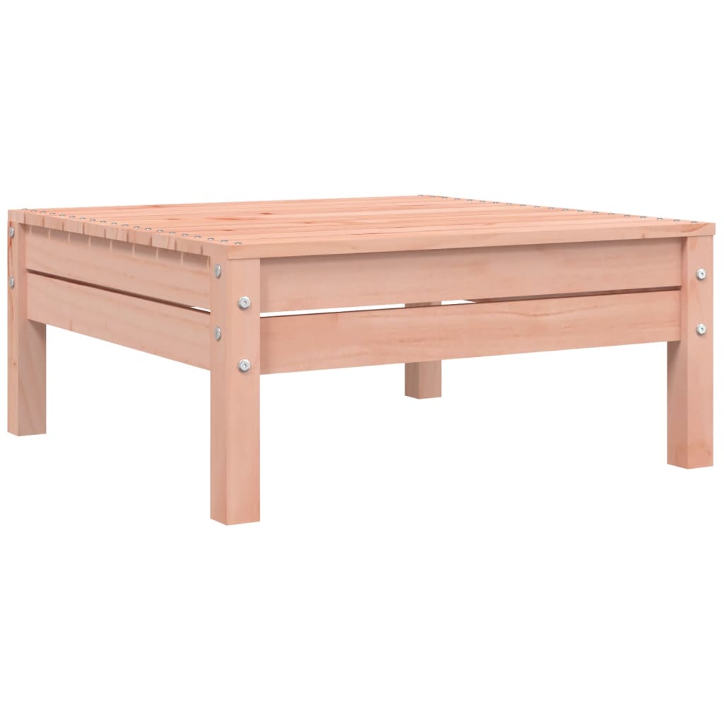 NNEVL Garden Footstool with Cushion Solid Wood Douglas-3
