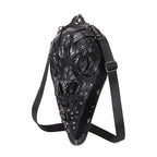 3D Backpack, Fashion 3D Studded Fashion Bird Mouth Shoulder Cross Body Bag, Chain Handle Bag-4