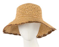 Soft wide brim ladies summer casual beach hat CS017NT-0