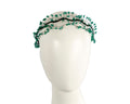 Exclusive teal headband fascinator by Cupids Millinery