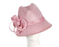 Lilac straw fedora hat by Cupids Millinery-0