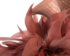 Taupe racing fascinator by Cupids Millinery-4