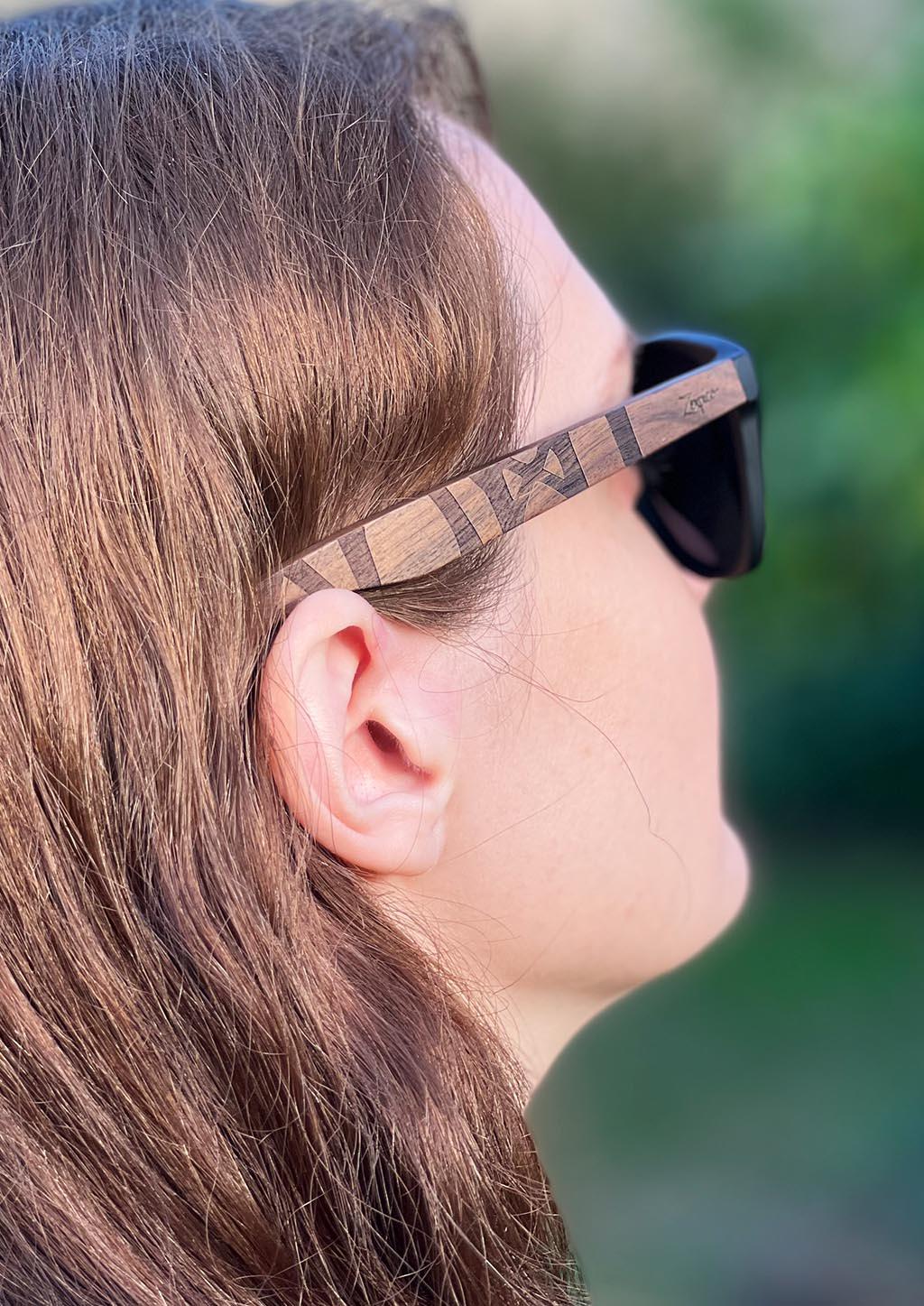 Eyewood | Engraved wooden sunglasses - Viking Runes - Suomi