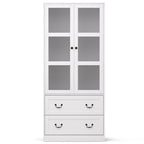 Artiss Buffet Sideboard 180cm Hutch Storage Cabinet Kitchen Drawer Door White