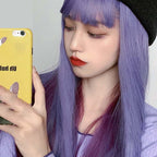 Gradient Long Straight Hair Women's Wig