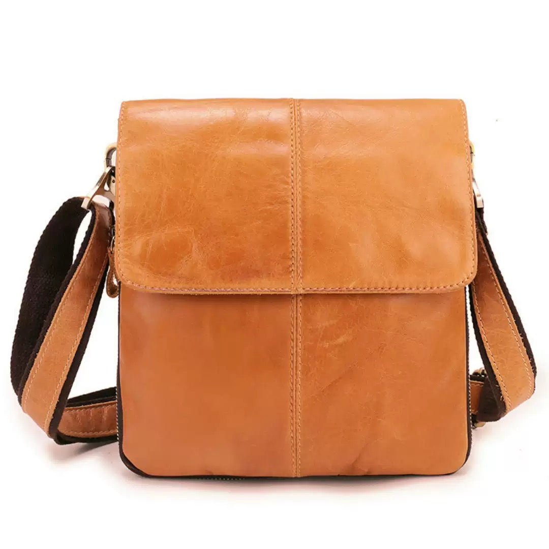 Rossie Viren Vintage Leather Mini Messenger Bag-0