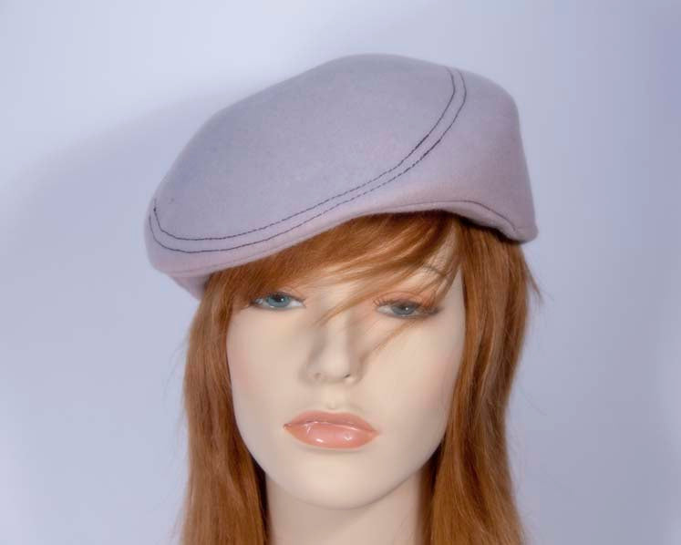 Light grey fashion felt beret hat buy online in Australia J103LG-0