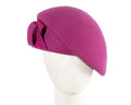 Fuchsia felt beret hat by Max Alexander-0