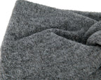 Dark grey European Made woolen headband-2