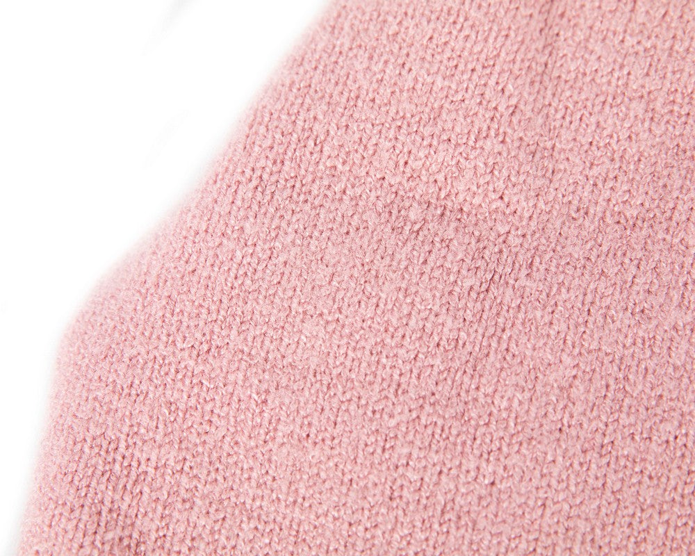Stylish warm European made pink beanie-3