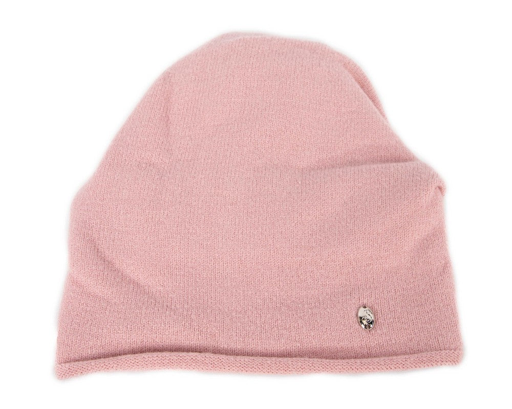 Stylish warm European made pink beanie-2