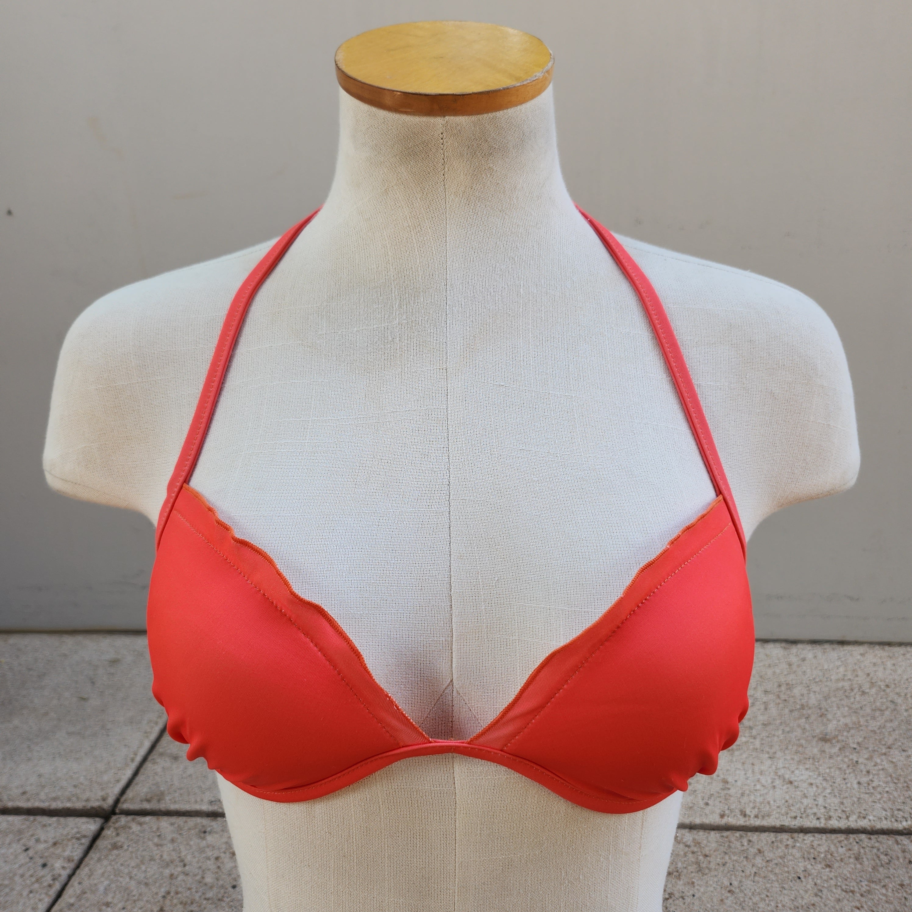 Loco Boutique Blank Halter Tie Bikini Top-0