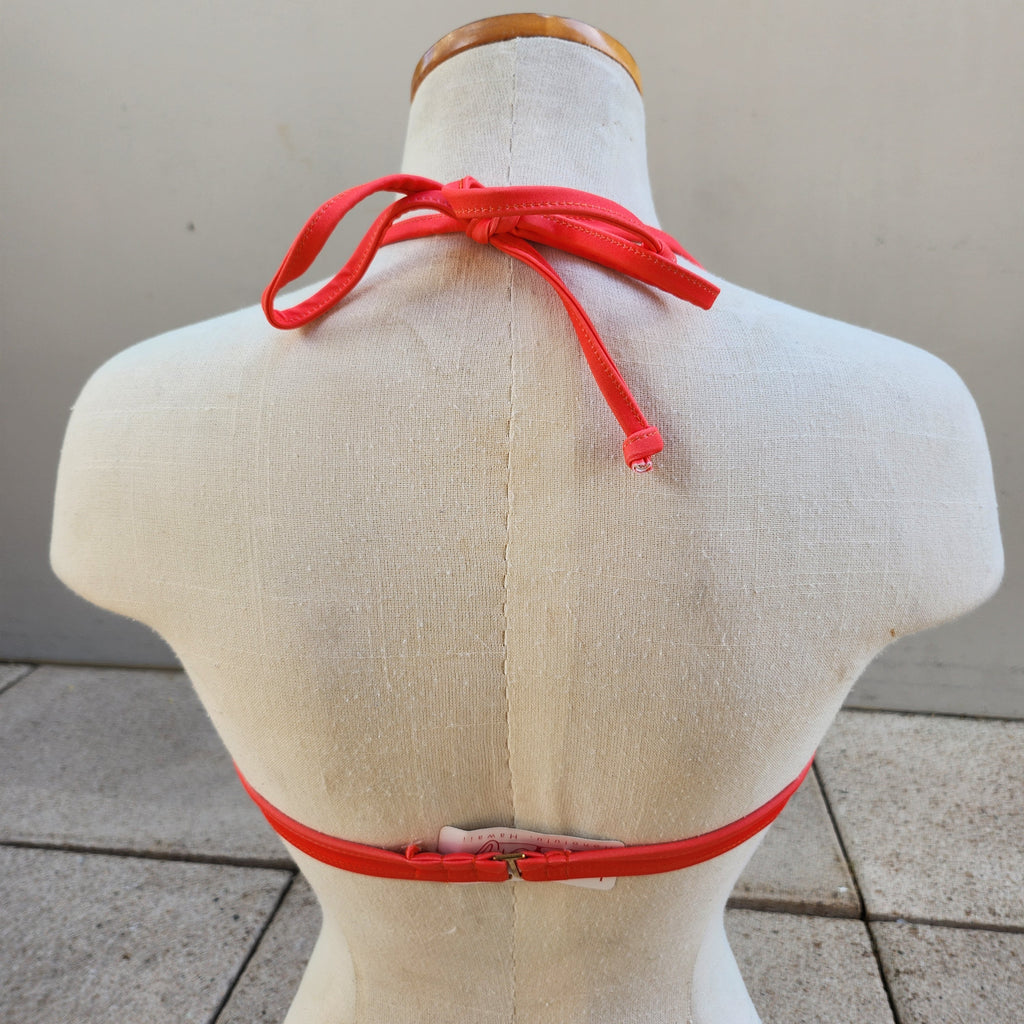 Loco Boutique Blank Halter Tie Bikini Top-1