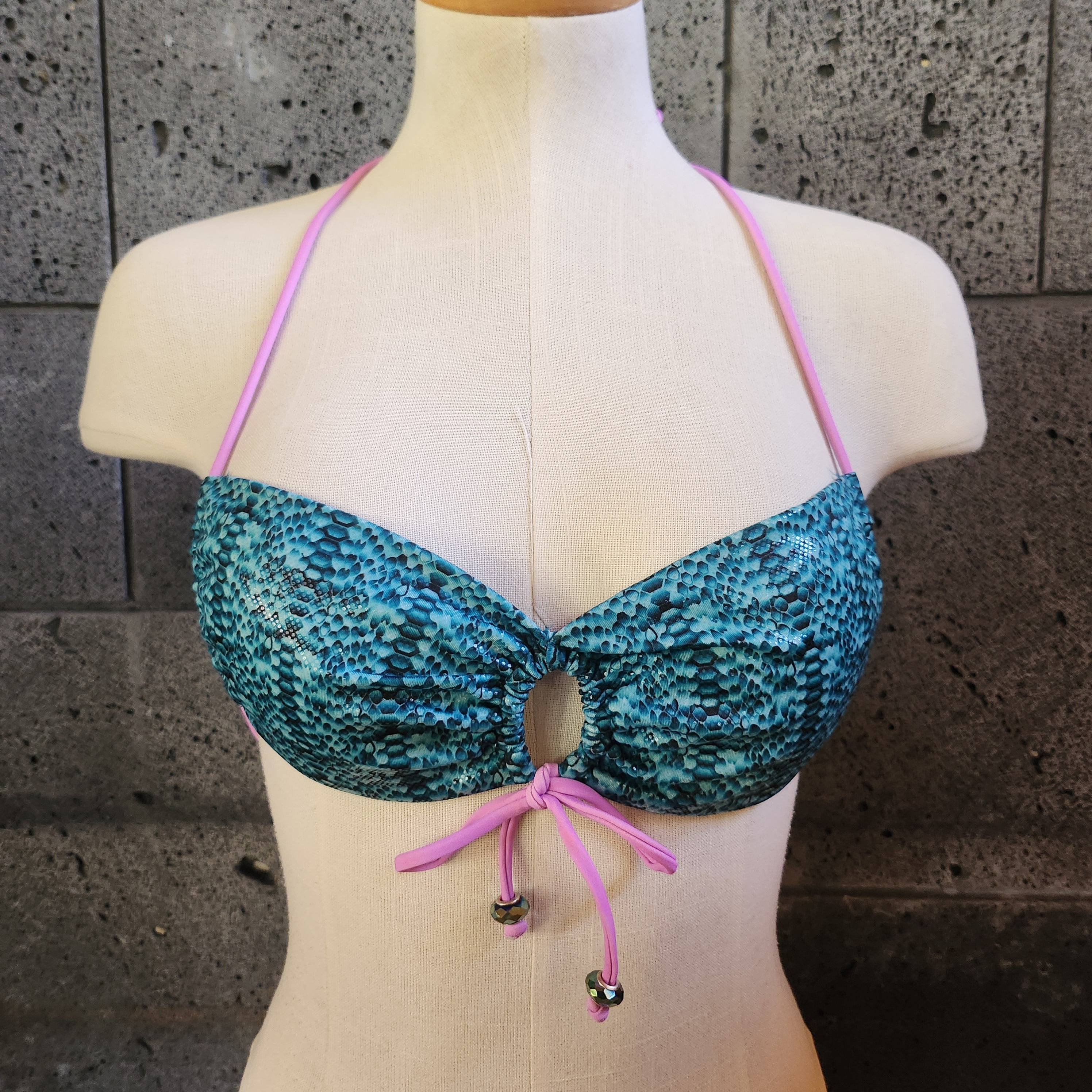 Loco Boutique Cobra Strap Swim Top-4