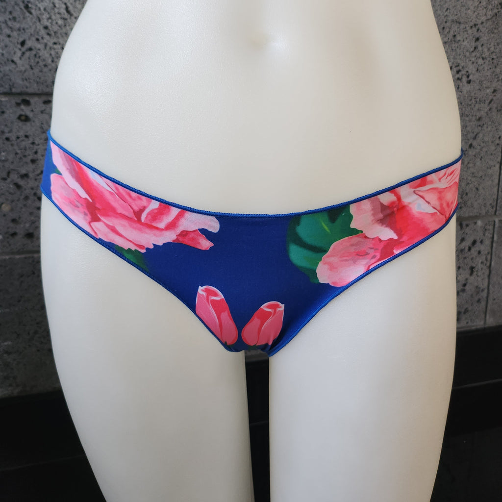 Loco Boutique Roses Cinched Back Swim Bottom-3