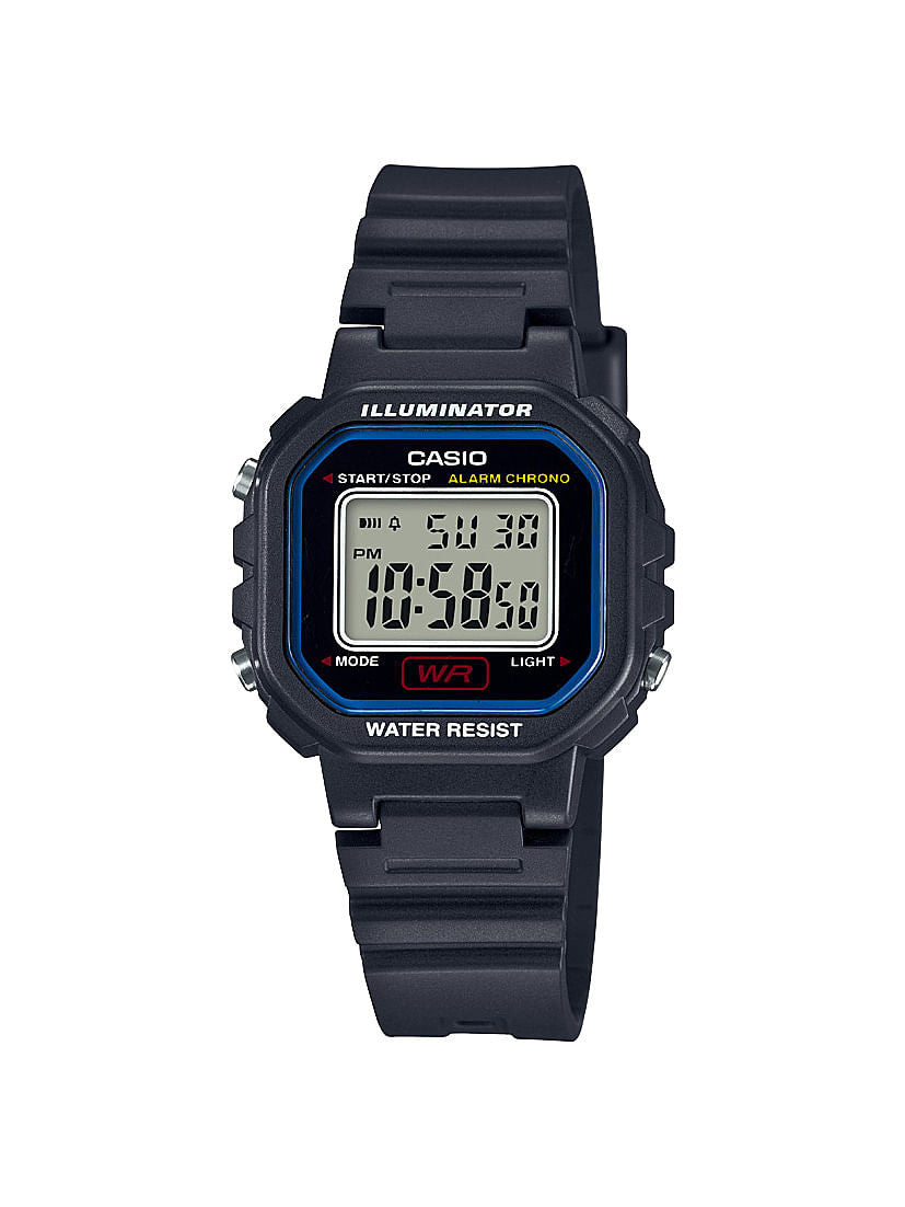 Casio Women's 'Classic' Quartz Resin Casual Watch, Color Black (Model: LA-20WH-1CCF)