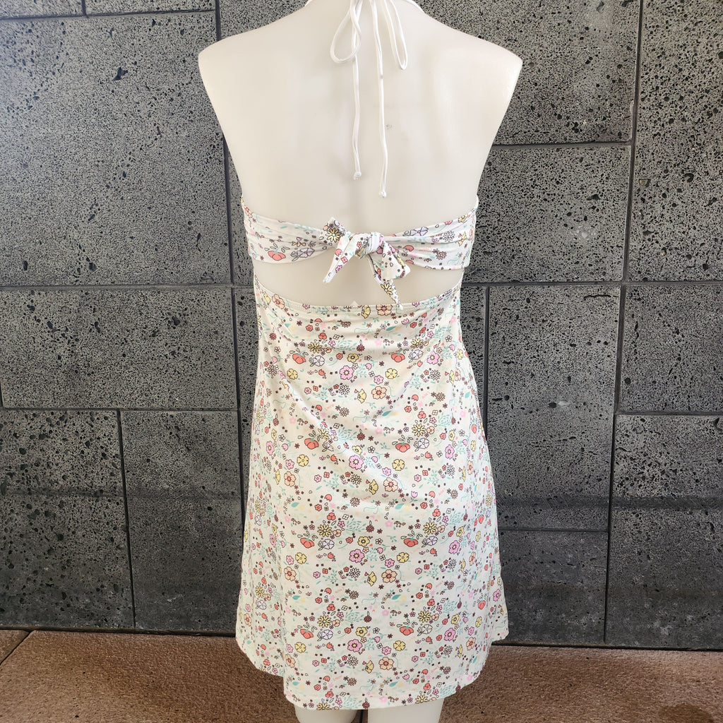 Loco Boutique Little Blossom 3-Tier Ruffled Front Dress-2