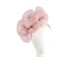 Large dusty pink sinamay flower fascinator by Max Alexander-0