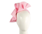 Large pink wave racing fascinator by Max Alexander-0