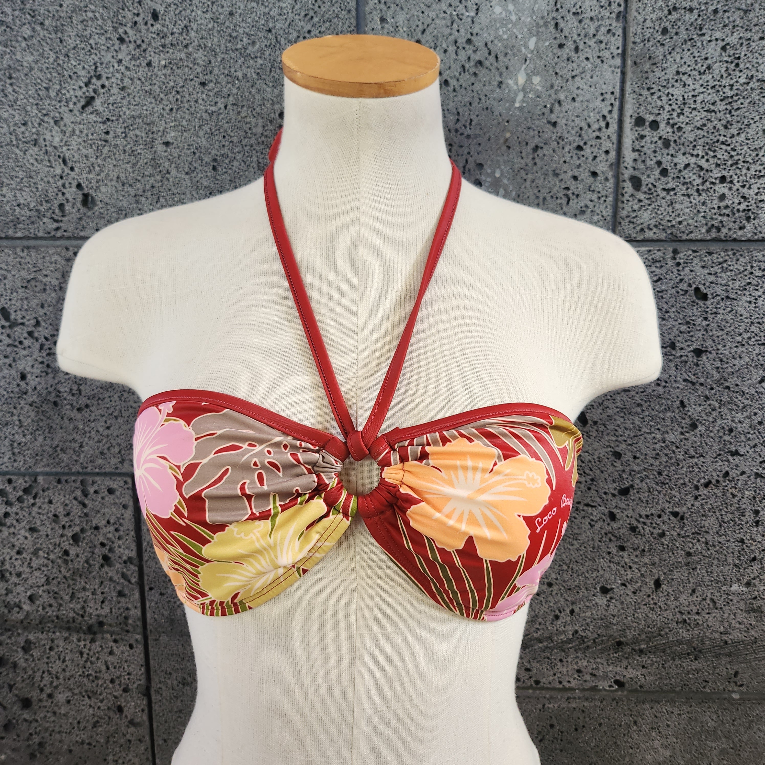 Loco Boutique Hana Bandeau Halter Bikini Top-0