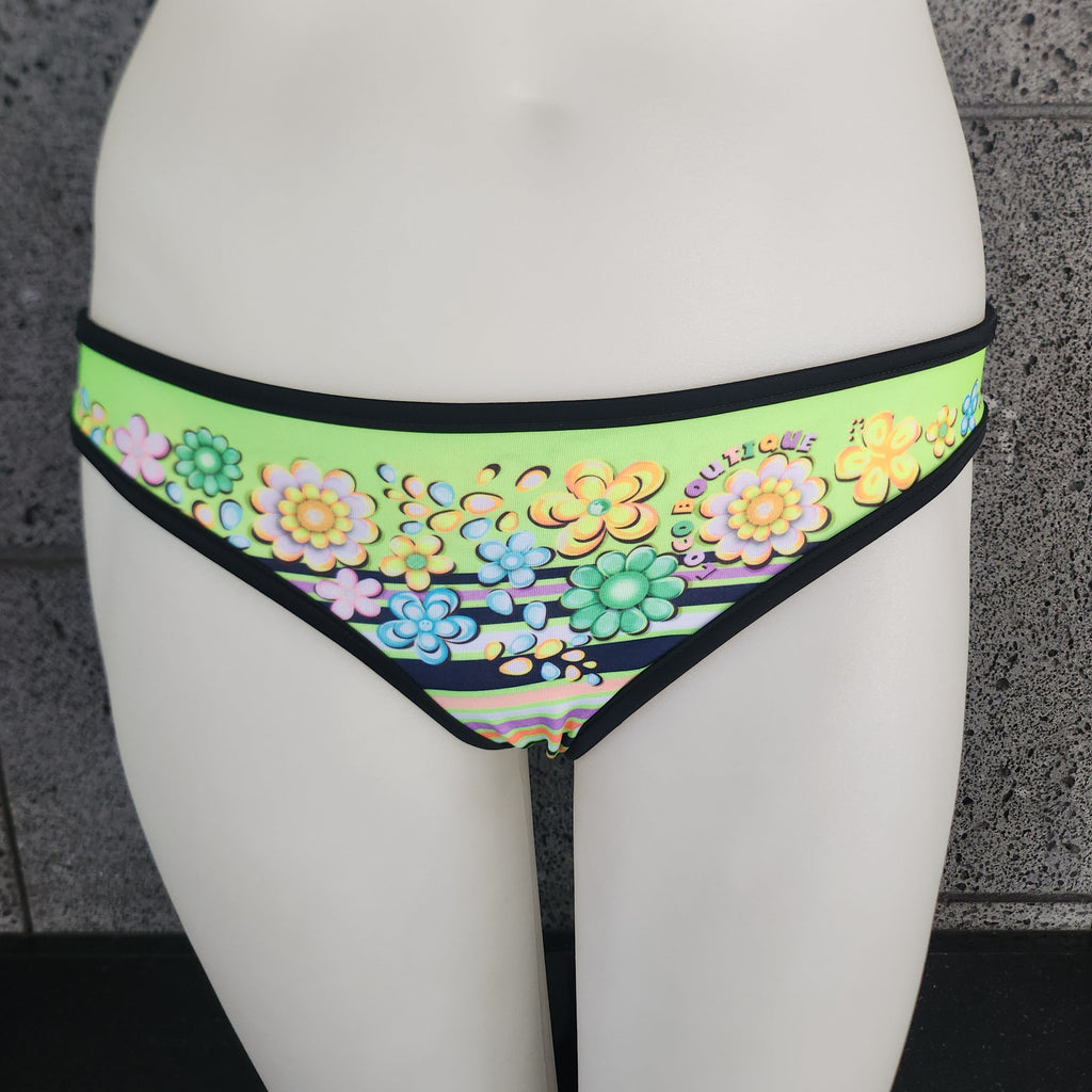 Loco Boutique Flower & Stripe Reversible Bottom-1