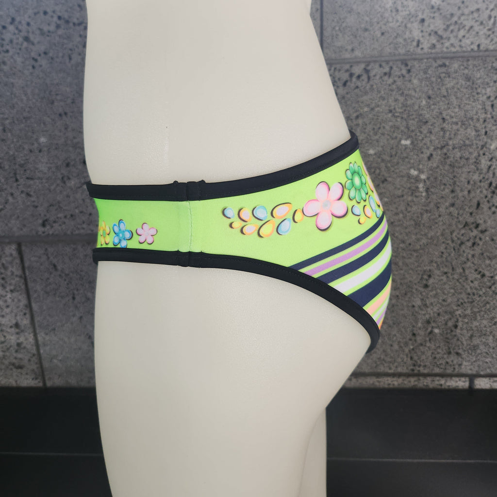 Loco Boutique Flower & Stripe Reversible Bottom-3