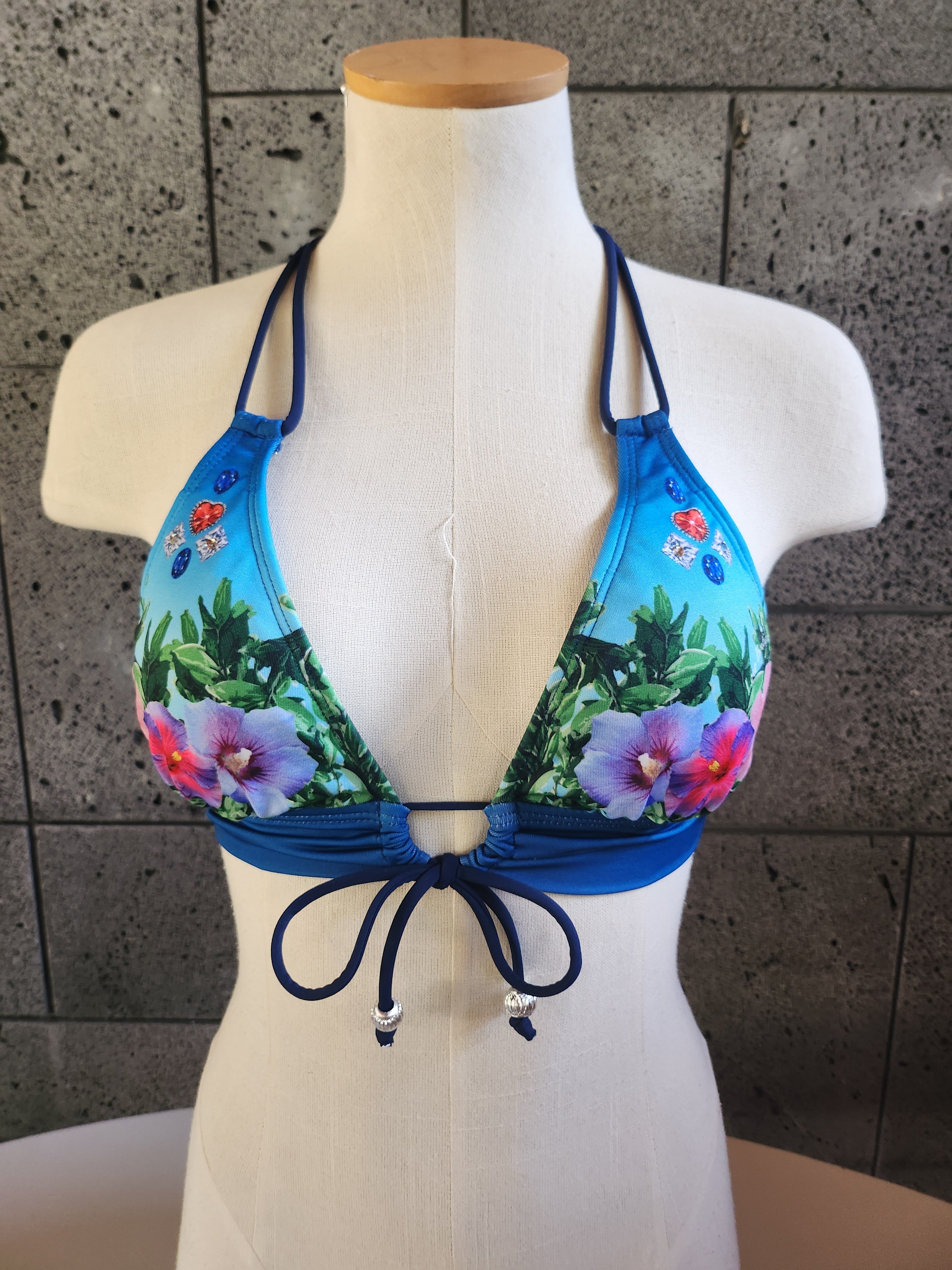 Loco Boutique Gem Keyhole Front Banded Chest-2