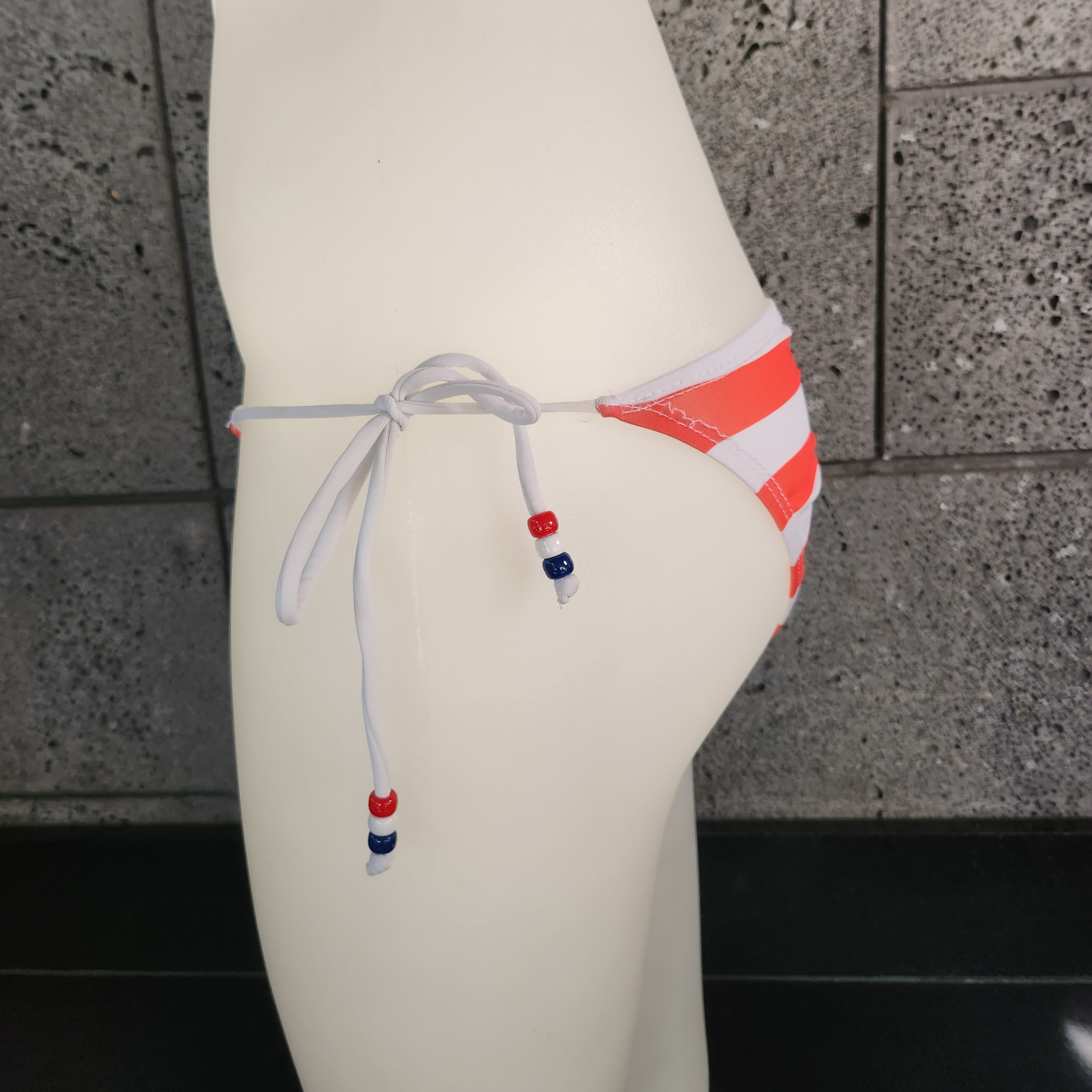 Loco Boutique Flag Cinched Back Side Ties-1