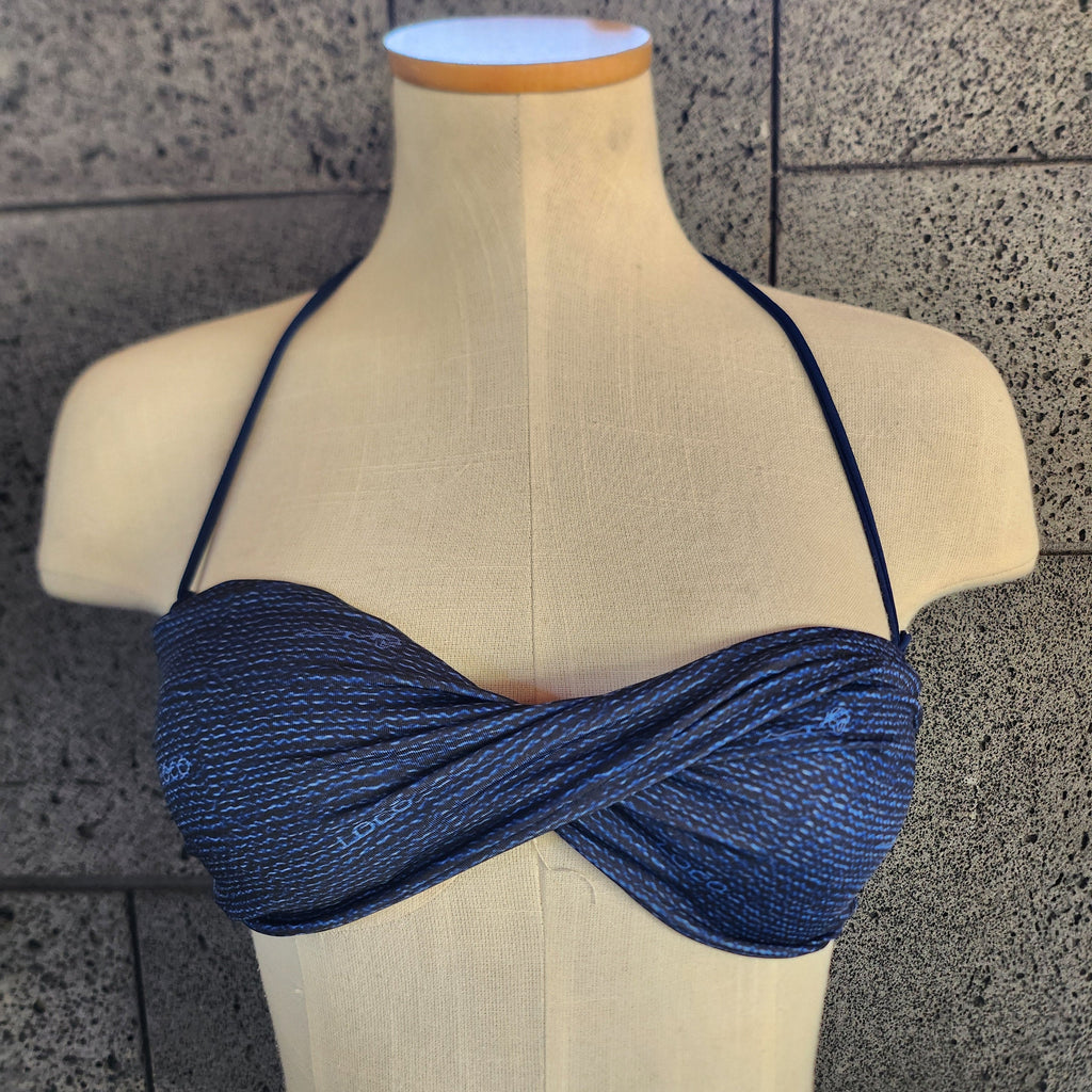 Loco Boutique Burlap Twisted Bandeau-4