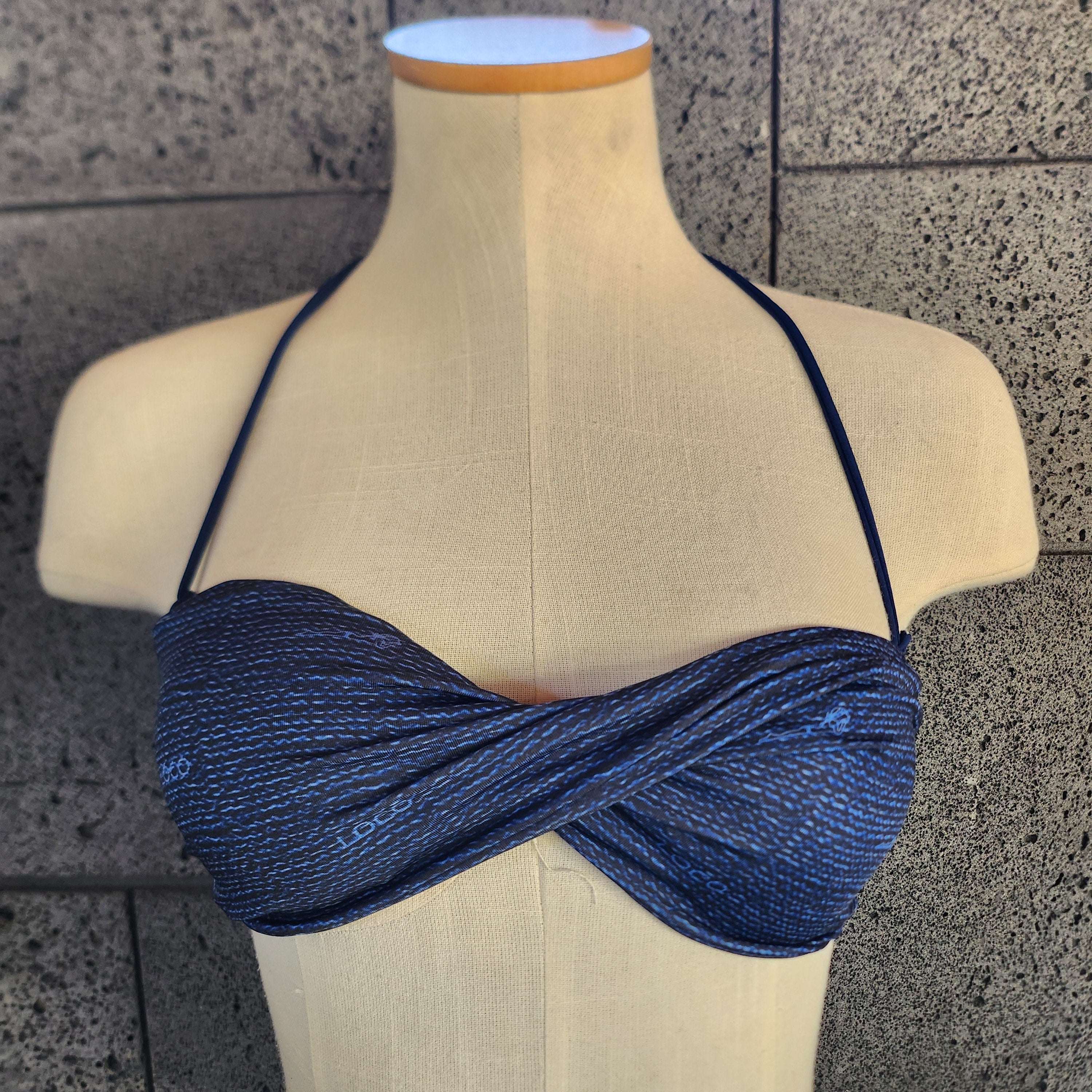 Loco Boutique Burlap Twisted Bandeau-4
