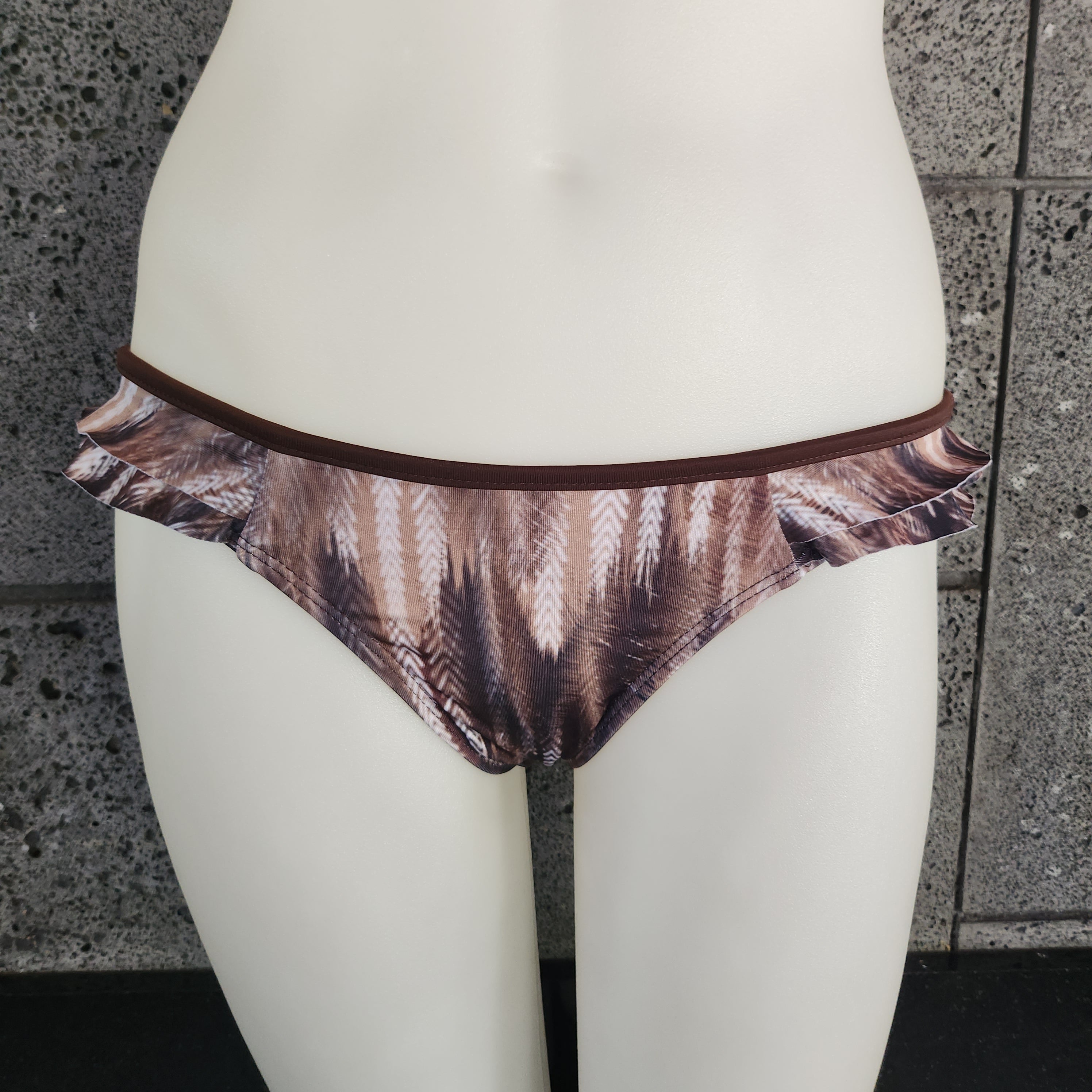 Loco Boutique Feather Side Ruffle-0