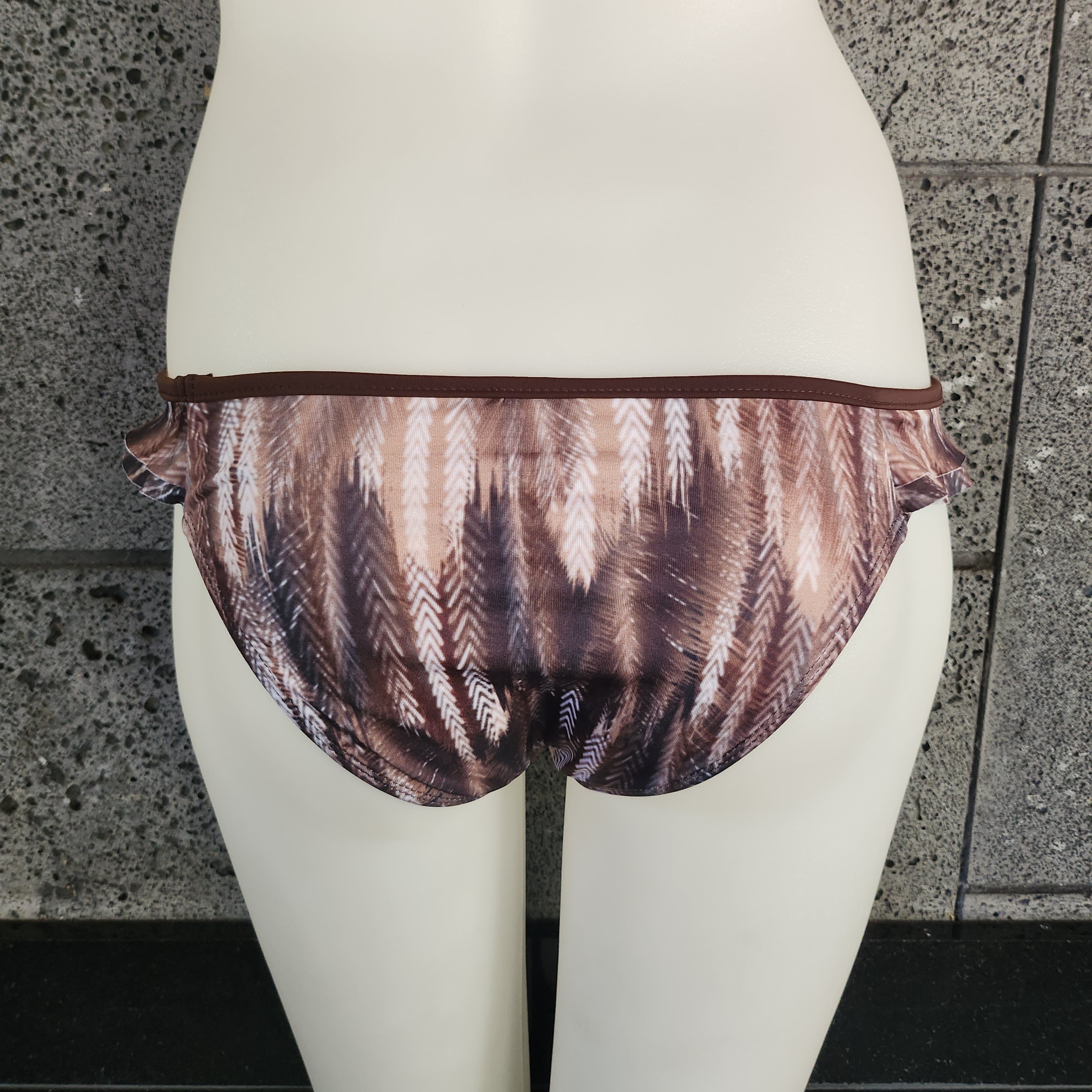 Loco Boutique Feather Side Ruffle-1