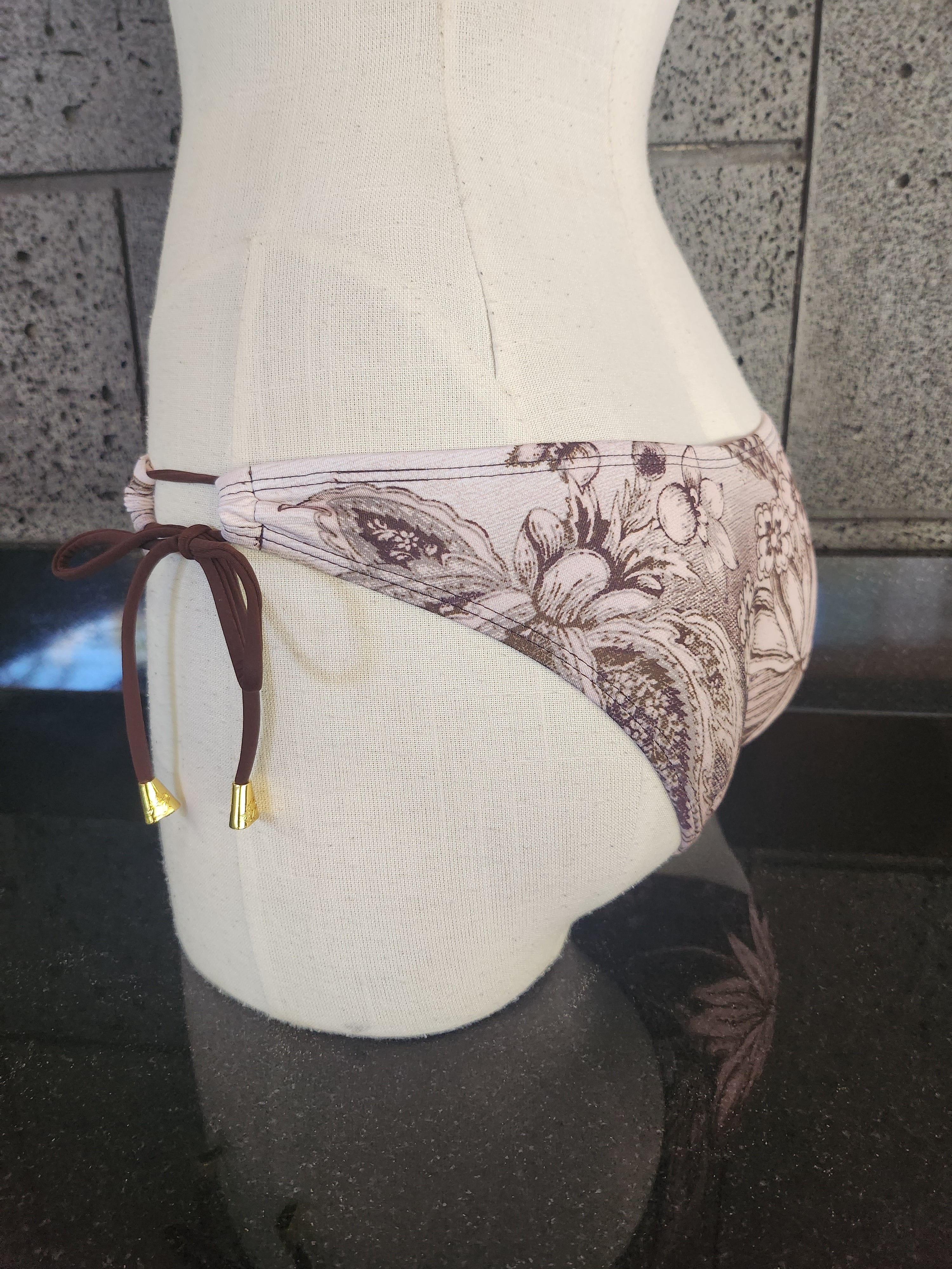 Loco Boutique Gypsy Keyhole Gather Bikini Bottom-4