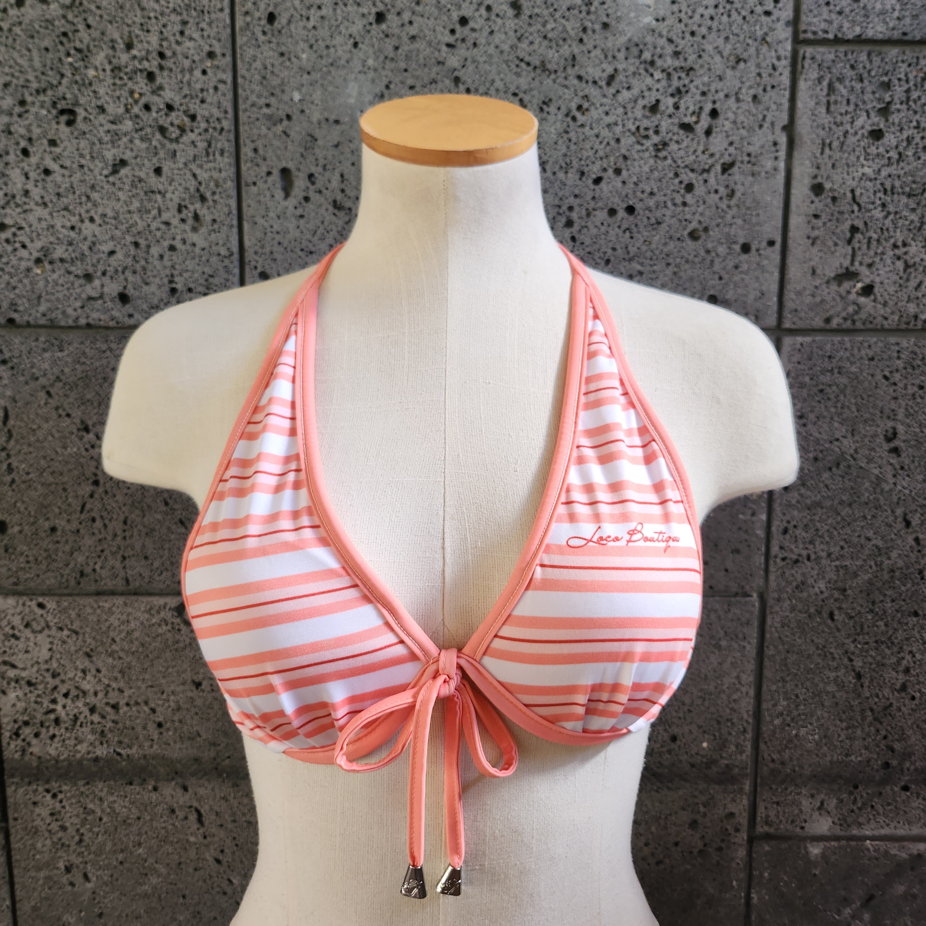 Loco Boutique Hibiscus Line Reversible Underwire Bikini Top-4