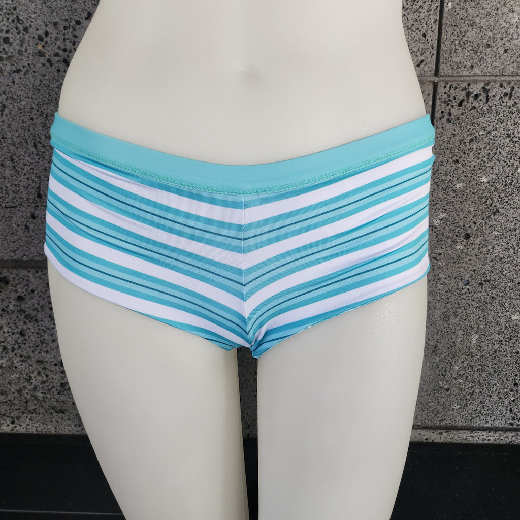 Loco Boutique Hibiscus Line Reversible Boyshort Swim Bottom-5