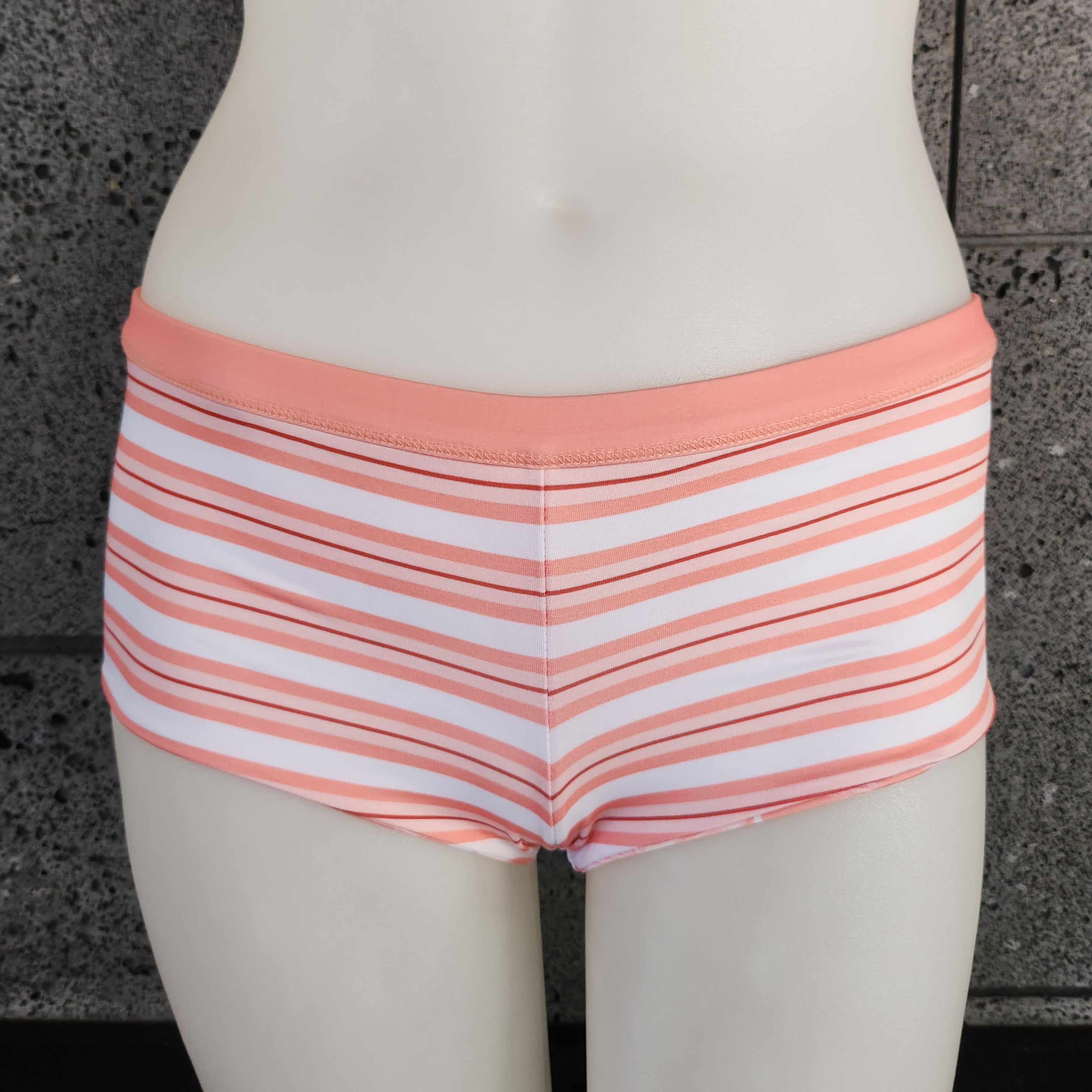 Loco Boutique Hibiscus Line Reversible Boyshort Swim Bottom-1